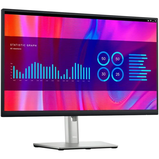 Монитор Dell Monitor LED P2423DE, 23.8", QHD (2560 x 1440), 16:9 60Hz, IPS AG, ComfortView Plus, Mercury Free, 300 cd/m2, 1000:1, 178/178, 8ms/5ms, HDMI, 2xDP, USB-C hub, Height, Pivot, Swivel, Tilt adjustable, 3Y - Image 15