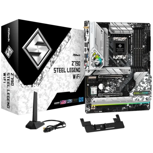 Дънна платка ASROCK MB Desktop Z790 Steel Legend (S1700 4x DDR5 1x PCIe 5.0 x16 1x PCIe 4.0 x16 1x PCIe 3.0 x1 4x Hyper