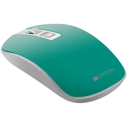 Безжична мишка CANYON mouse MW-18 EU Wireless Charge Aquamarine - Image 9