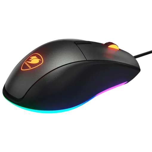 Геймърска мишка COUGAR Minos EX, Gaming Mouse, PAW3309 Optical gaming sensor, RGB Lightning, 6400 DPI, 1000Hz Poling rate, 20M gaming switches, 1.8m Cable length, 89g. - Image 13