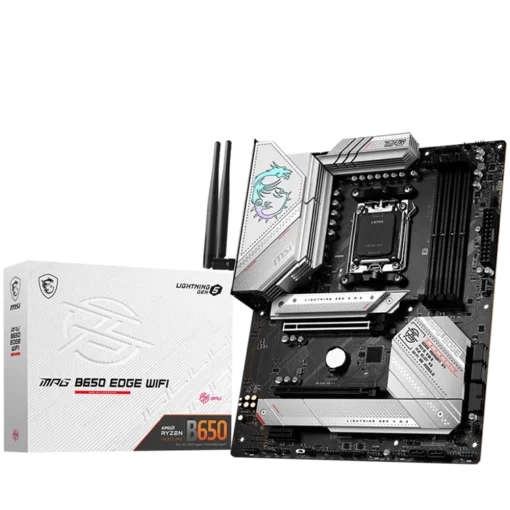 Дънна платка MSI Mainboard Desktop MPG B650 EDGE WIFI (AM54xDDR5 HDMIDP 1xPCI-E x16 4.0 1xPCI-E x1 3xM.2 6xSATA 6G 6xUSB