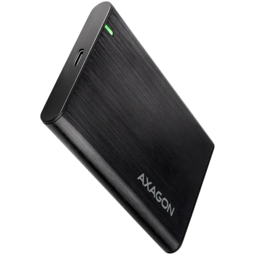 Чекмедже за диск AXAGON EE25-A6C USB-C 3.2 Gen 1 - SATA 6G 2.5" External SCREWLESS ALU RAW box