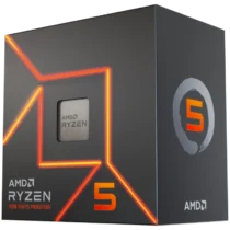 Процесор AMD CPU Desktop Ryzen 5 6C/12T 7600 (5.2GHz Max 38MB65WAM5) box with Radeon Graphics and Wraith Stealth