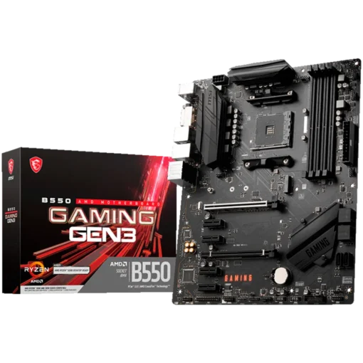 Дънна платка MSI Main Board Desktop B550 GAMING GEN3 (AMD B550 Chipset) AM4 2xPCI-Ex16 1xPCI-Ex1 4 x USB3.2 2 x USB2.0 6