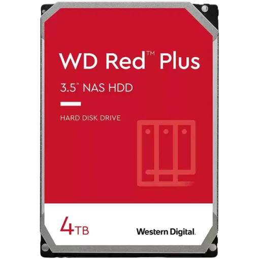 Хард диск HDD NAS WD Red Plus (3.5 4TB 256MB 5400 RPM SATA 6 Gb/s)