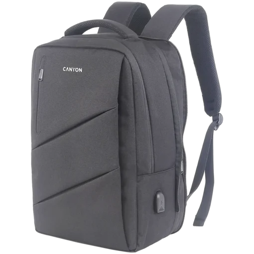 Раница за лаптоп CANYON backpack BPE-5 Urban USB 15.6 Grey - Image 10