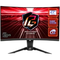 Монитор Asrock Curved Gaming Monitor 27" QHD(2560x1440) 1500R VA AG 165 Hz 110% sRGB 4000:1 550 cd/m² 178º/178º 1ms (MPR