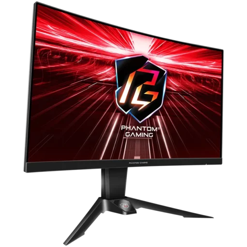 Монитор Asrock Curved Gaming Monitor, 27" QHD(2560x1440) 1500R VA, AG, 165 Hz, 110% sRGB, 4000:1, 550 cd/m², 178º/178º, 1ms (MPRT), Flicker-free, Hight, Swivel, Tilt Adjustment 2x 2W Speakers, 2x HDMI, 1x DP, 1x Audio, Wi-Fi Antenna, 3Y - Image 12