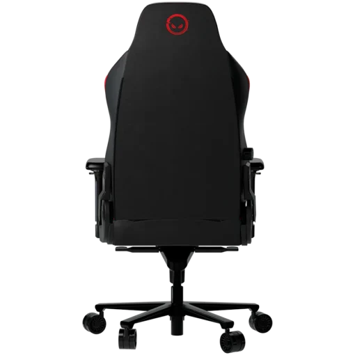 Геймърски стол LORGAR Embrace 533, Gaming chair, PU eco-leather, 1.8 mm metal frame, multiblock mechanism, 4D armrests, 5 Star aluminium base, Class-4 gas lift, 75mm PU casters, Black + red - Image 9