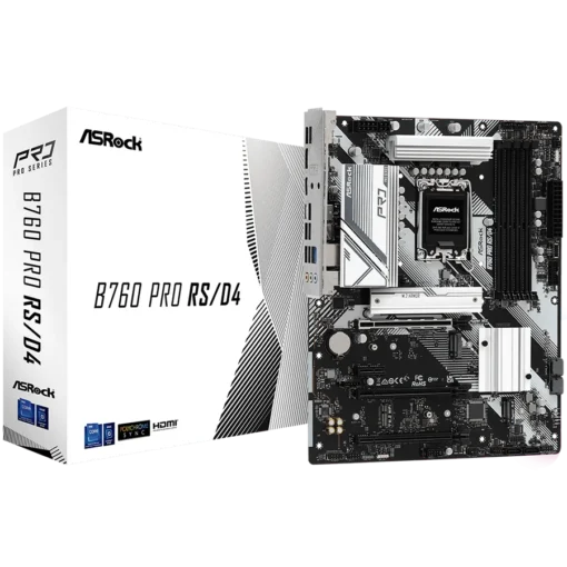 Дънна платка ASROCK MB Desktop B760 Pro RS (S1700 4x DDR4 2x PCIe 4.0 x16 1x PCIe 3.0 x16 1x PCIe 3.0 x1 2x Hyper M.2 PC