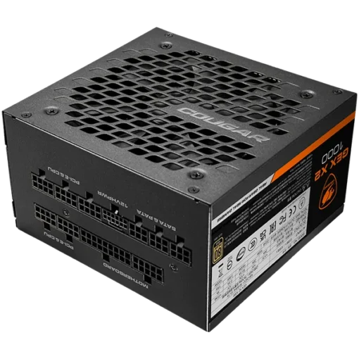 Захранване за компютър COUGAR GEX X2 850, 850W, 80 Plus GOLD, PCIE 5.0, ATX 3.0, Fully Modular Power Supply Unit, Strong Safeguards: OCP, OPP, OVP, UVP, SCP & OTP, 120mm HDB Fan, 100% Japanese Capacitors, Zero Noise Mode, Dimensions: 140x150x86(mm), - Image 10