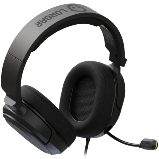 Геймърски слушалки LORGAR Kaya 360, USB Gaming headset with microphone, CM108B, Plug&Play, USB-A connection cable 2m, fabric ear pads, size: 192*184.7*88mm, 0.314kg, black - Image 13