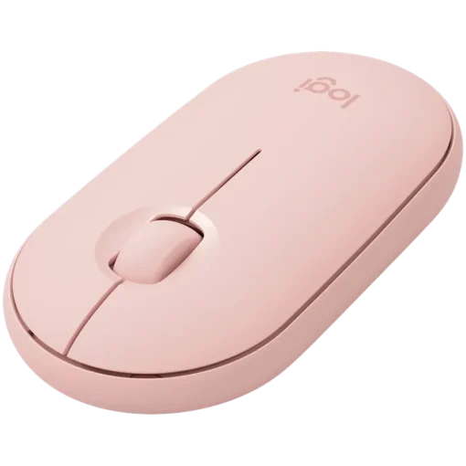 Безжична мишка LOGITECH M350S Pebble 2 Bluetooth Mouse - TONAL ROSE - DONGLELESS - Image 2