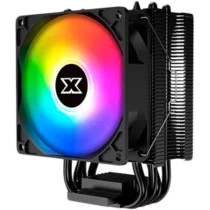 Охладител за процесор Охладител Windpower 964 RGB EN46478 Black Anodized 90mm RGB PWM Fan Single Rainbow LED Mode Reinfo