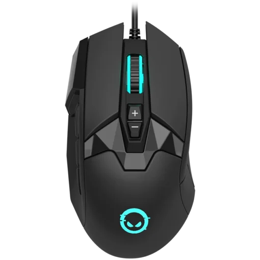 Геймърска мишка LORGAR Stricter 579 gaming mouse 9 programmable buttons Pixart PMW3336 sensor DPI up to 12 000 50 millio