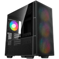 Кутия за компютър DeepCool CH560 Mid Tower Mini-ITX/Micro-ATX/ATX/E-ATX 1xUSB3.0 1xType-C 1xAudio 3x140mm + 1x120mm Pre-