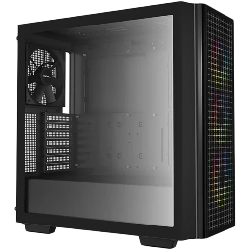 Кутия за компютър DeepCool CG540, Mid Tower, Mini-ITX/Micro-ATX/ATX/E-ATX, 2xUSB3.0, 1xAudio, 3x120mm Pre-Installed ARGB Fans + 1x140mm Black Fan, Tempered Glass, Mesh Panel, Black, R-CG540-BKAGE4-G-1 - Image 14