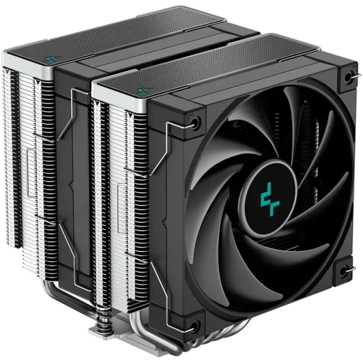 Охладител за процесор Охладител DeepCool AK620 CPU Air Cooler 2x120mm PWM Fan TDP 260W 6 Heatpipes LGA2066/2011-v3/2011/