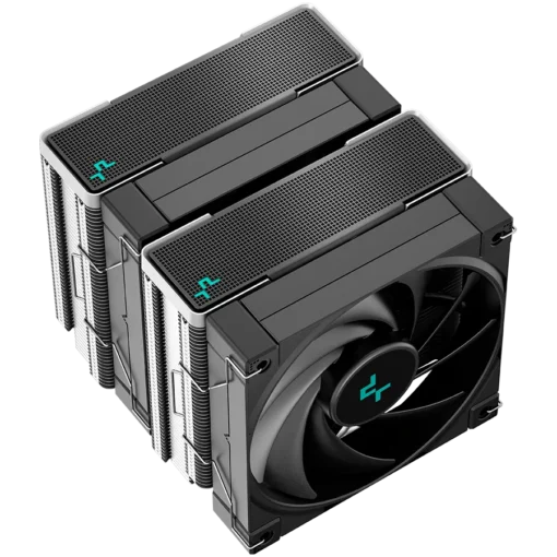 Охладител за процесор Охладител DeepCool AK620, CPU Air Cooler, 2x120mm PWM Fan, TDP 260W, 6 Heatpipes, LGA2066/2011-v3/2011/1700/1200/115x, AMD AM5/AM4, 129x138x160 mm(LxWxH), 3Y, R-AK620-BKNNMT-G - Image 9