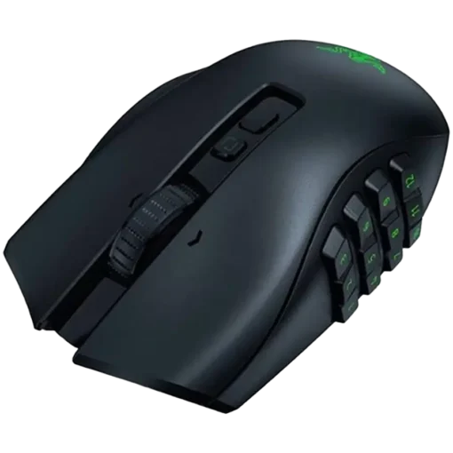 Геймърска мишка Razer Naga V2 Pro, Wireless Gaming Mouse, True 30000 dpi, Focus Pro 30K Optical Sensor, Gen-3 Optical Mouse Switches, 10/14/20 programmable buttons, Razer Speedflex Cable USB Type C, 90-million Clicks - Image 5