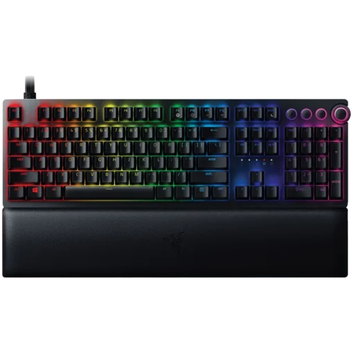 Геймърска клавиатура Razer Huntsman V2 Optical Gaming Keyboard with Near-zero Input Latency (Clicky Optical Switch) US L