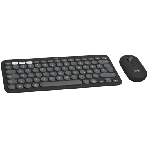 Клавиатура LOGITECH Pebble 2 for MAC Bluetooth Keyboard Combo - TONAL GRAPHITE - US INTL