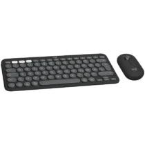 Клавиатура LOGITECH Pebble 2 for MAC Bluetooth Keyboard Combo - TONAL GRAPHITE - US INTL