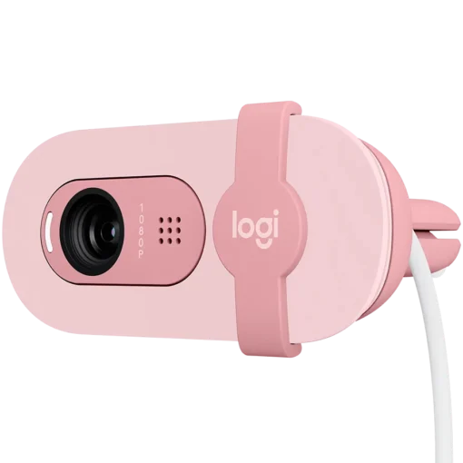 Уеб камера LOGITECH Brio 100 Full HD Webcam - ROSE - USB - Image 9