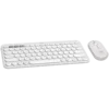 Клавиатура LOGITECH Pebble 2 Bluetooth Keyboard Combo - TONAL WHITE - US INTL