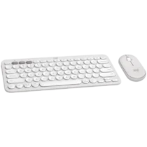 Клавиатура LOGITECH Pebble 2 Bluetooth Keyboard Combo - TONAL WHITE - US INTL