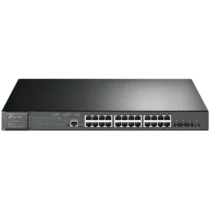 Kомутатор JetStream 24-Port Gigabit and 4-Port 10GE SFP+ L2+ Managed Switch with 24-Port PoE+PORT: 24× Gigabit PoE+ Port