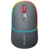 Безжична мишка CANYON mouse MW-22 2in1 BT/ Wireless Dark Grey