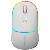 Безжична мишка CANYON mouse MW-22 2in1 BT/ Wireless Snow White