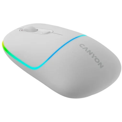 Безжична мишка CANYON mouse MW-22 2in1 BT/ Wireless Snow White - Image 2