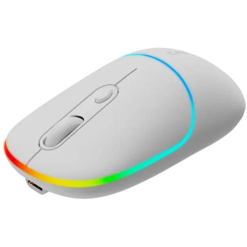 Безжична мишка CANYON mouse MW-22 2in1 BT/ Wireless Snow White - Image 3