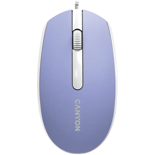 Мишка за компютър CANYON mouse M-10 Wired Lavender