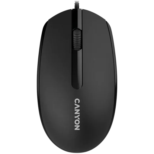 Мишка за компютър CANYON mouse M-10 Wired Black