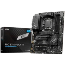 Дънна платка MSI Main Board Desktop PRO B760-P DDR4 II (LGA 1700 4xDDR4max 5333 OC 5xPCI-E X16 4xSATA6g 2xM.2 RAID 6xUSB