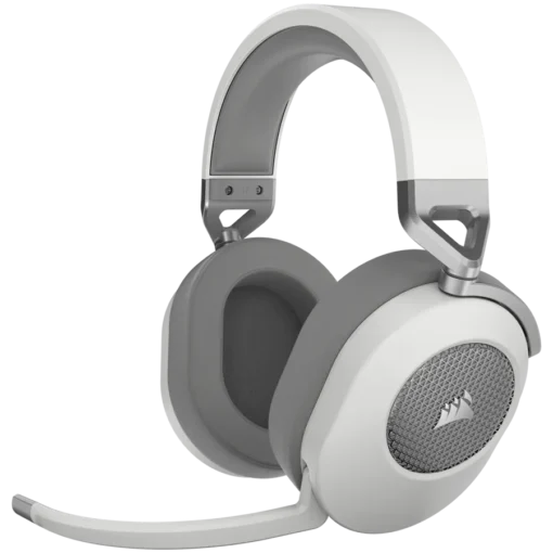 Геймърски слушалки Corsair HS65 WIRELESS Gaming Headset White (EU) v2