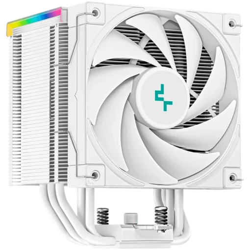 Охладител за процесор Охладител DeepCool AK500 Digital WH CPU Air Cooler 1x120mm FK120 PWM FDB Fan ARGB Digital Display