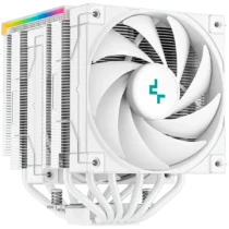 Охладител за процесор Охладител DeepCool AG620 Digital WH CPU Air Cooler White 2x120mm ARGB PWM Fan TDP 260W 6 Heatpipes