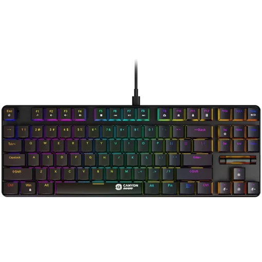 Геймърска клавиатура CANYON keyboard Cometstrike TKL GK-50 EN Wired