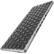 USB хъб AXAGON HMC-KB keyboard USB-C 5Gbps with HUB microSD/SD 3x USB-A HDMI 4K/60Hz PD 100W Audio US