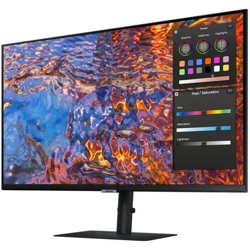 Монитор Monitor LED Samsung LS32B800PXPXEN HRM S80PB, 32" UHD FLAT 16:9 (3840x2160) IPS 60Hz, 350 cd/㎡, 1000:1, HDR600, 5ms, 178/178, 1xDP 1xHDMI, 3xUSB 3.0 1xUSB-C (90W), 3.5 Jack, Tilt/Pivot/Swivel/HeightAdj, VESA 100x100, 3Y - Image 12