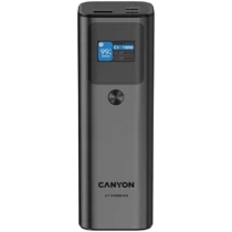 Външна батерия CANYON power bank PB-2010 TFT 27000 mAh 97.2Wh PD140W QC 3.0 Dark Grey