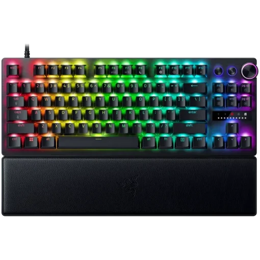 Геймърска клавиатура Razer Huntsman V3 Pro Tenkeyless Gaming keyboard Analog Optical Switch gen2 Razer Chroma RGB Magnet