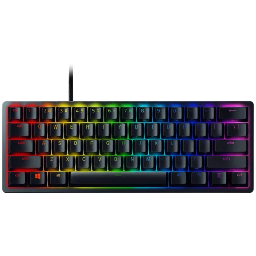 Геймърска клавиатура Huntsman V3 Pro Mini - US Layout Gaming Keyboard Analog Optical Switch Gen-2 60% size Razer Chroma™