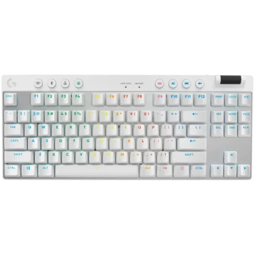 Геймърска клавиатура LOGITECH G PRO X TKL LIGHTSPEED Mechanical Gaming Keyboard - WHITE - US INTL -