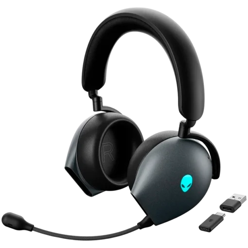 Геймърски слушалки Alienware Wired Gaming Headset - AW520H (Dark Side of the Moon)