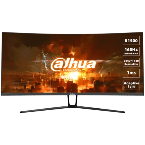 Монитор Dahua LM34-E330C Curved Gaming Monitor 34" UWQHD (3440x1440) VA 165Hz 350 nits 120% sRGB 21:9 3000:1 178°/178° 1